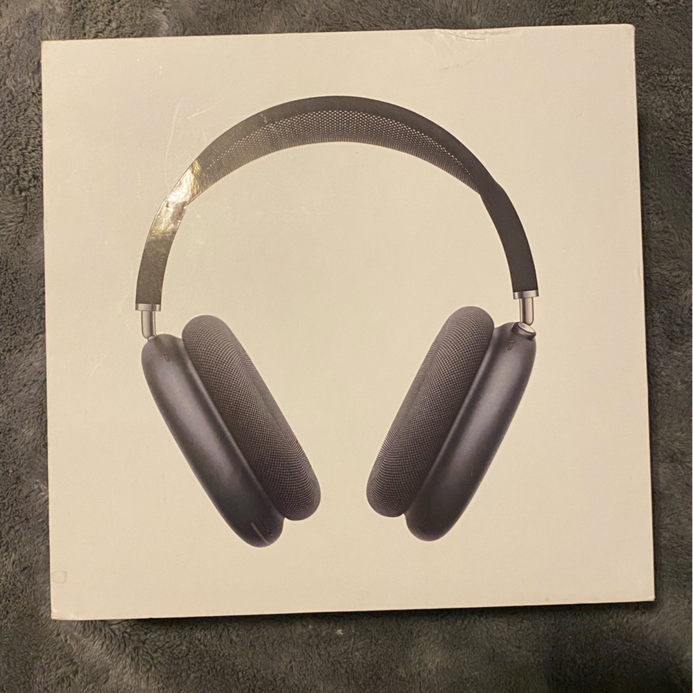 Apple Over-Ear Headphones in Black and Silver